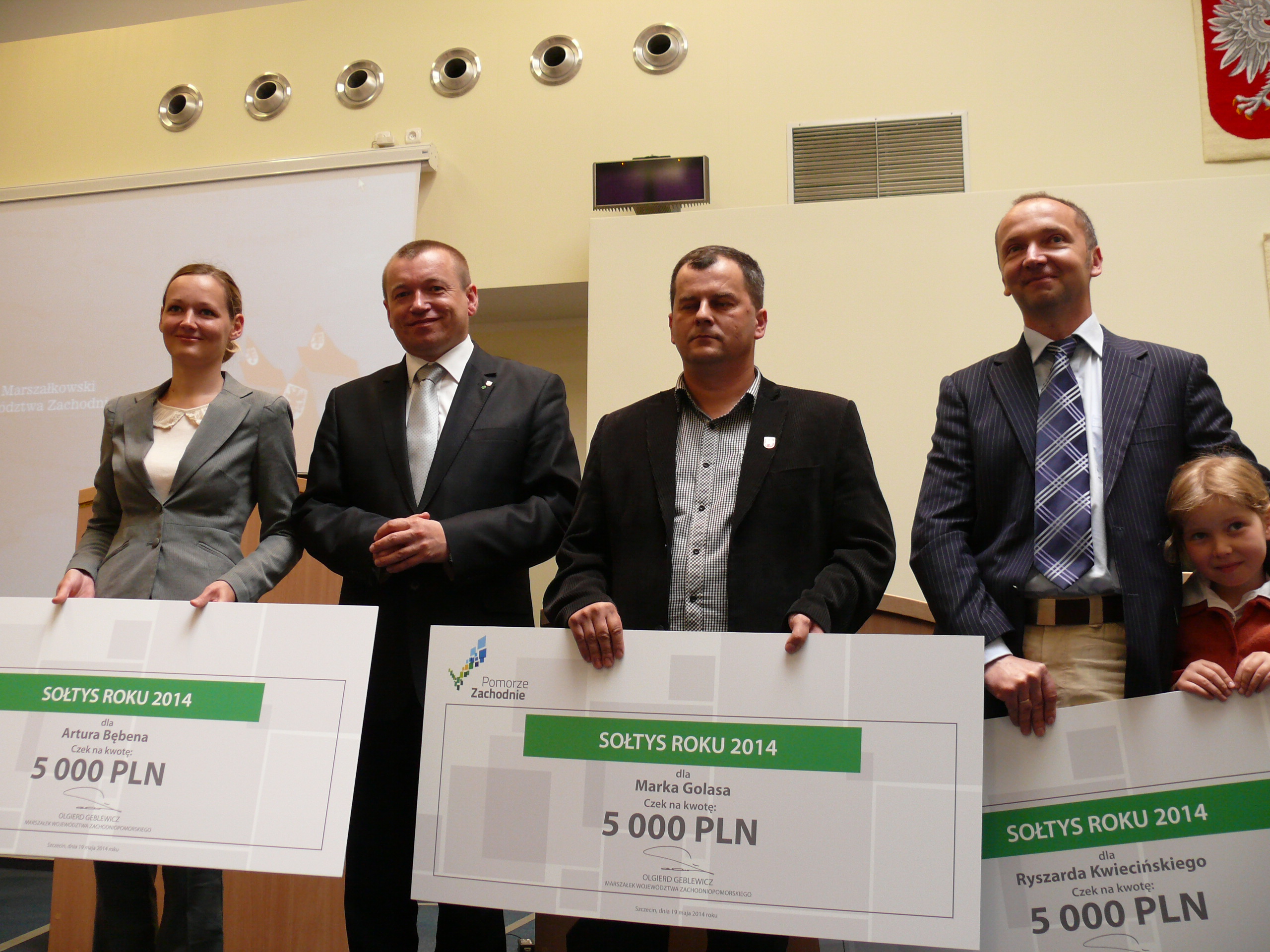 Laureaci konkursu "Sołtys Roku 2014"