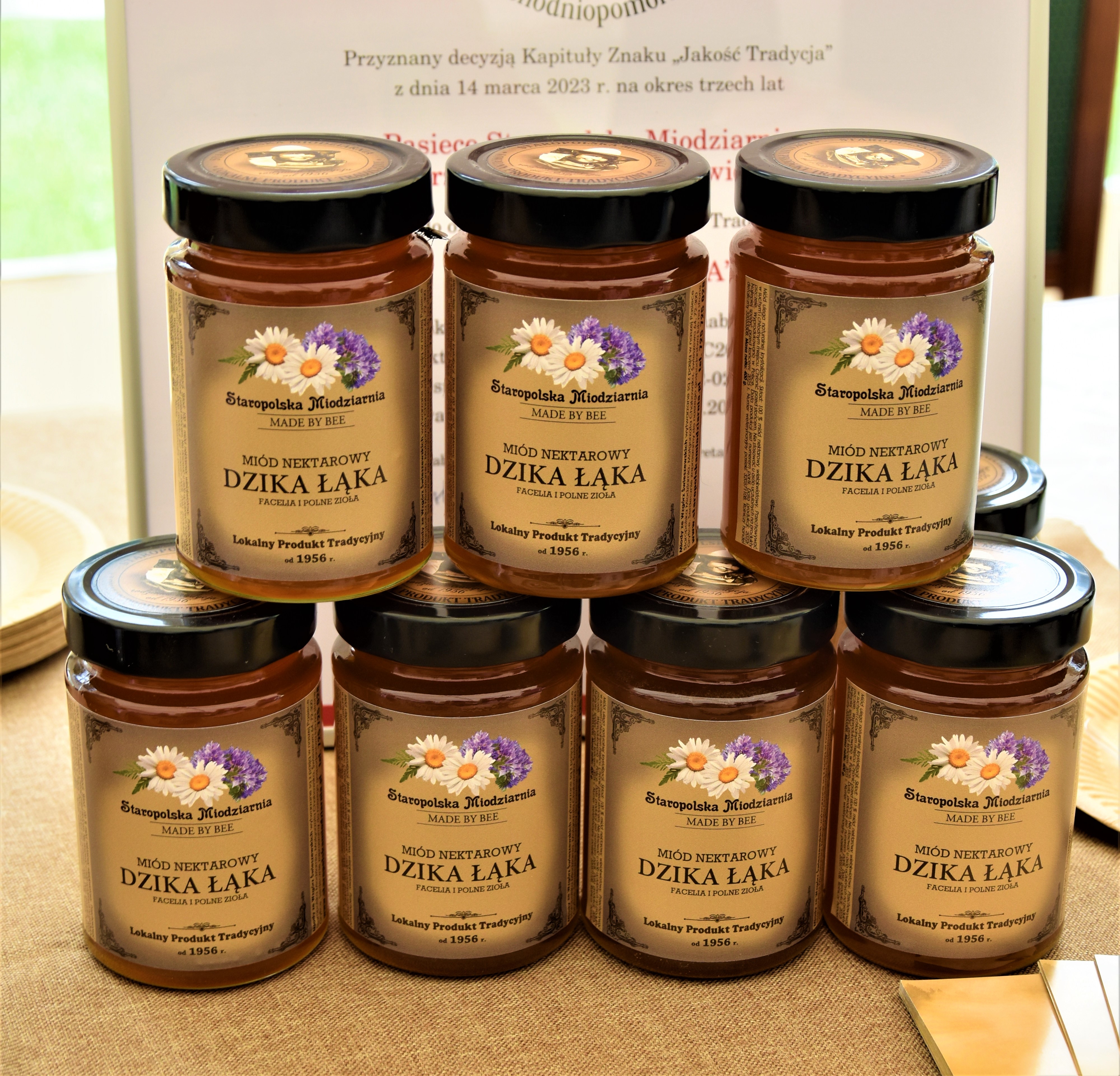 Miód dzika łąka Słoiczki z miodem