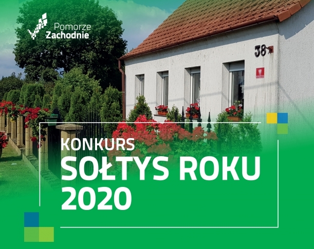 Plakat Sołtys Roku 2020 na Pomorzu Zachodnim 