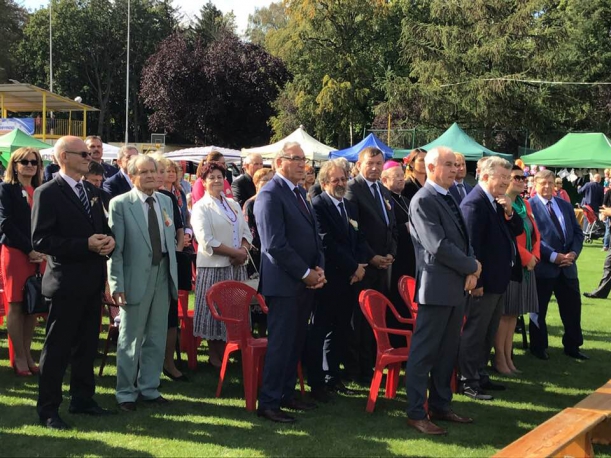 W otwarciu Wojewódzkich Dożynek 2019 w Trzebiatowie wzięła wielu gości. 