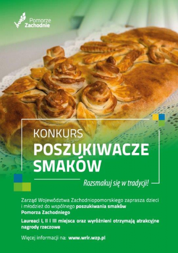 plakat konkursu Poszukiwacze Smaków