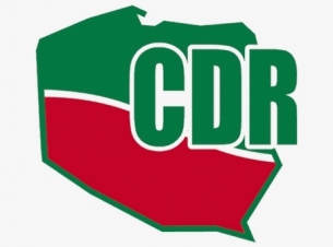 Logo Centrum Doradztwa Rolniczego w kolorze zielono-czerwonym