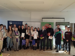 Uczestnicy Olimpiady Młodych Producentów Rolnych oraz zaproszeni goście