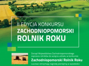 Plakat konkursu Zachodniopomorski Rolnik Roku