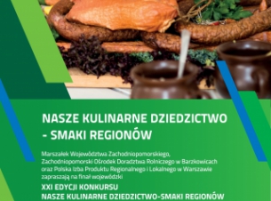 Plakat przedstawiający szynkę i kiełbasę 