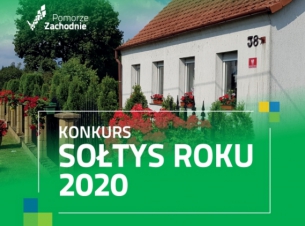 Plakat Sołtys Roku 2020 na Pomorzu Zachodnim 