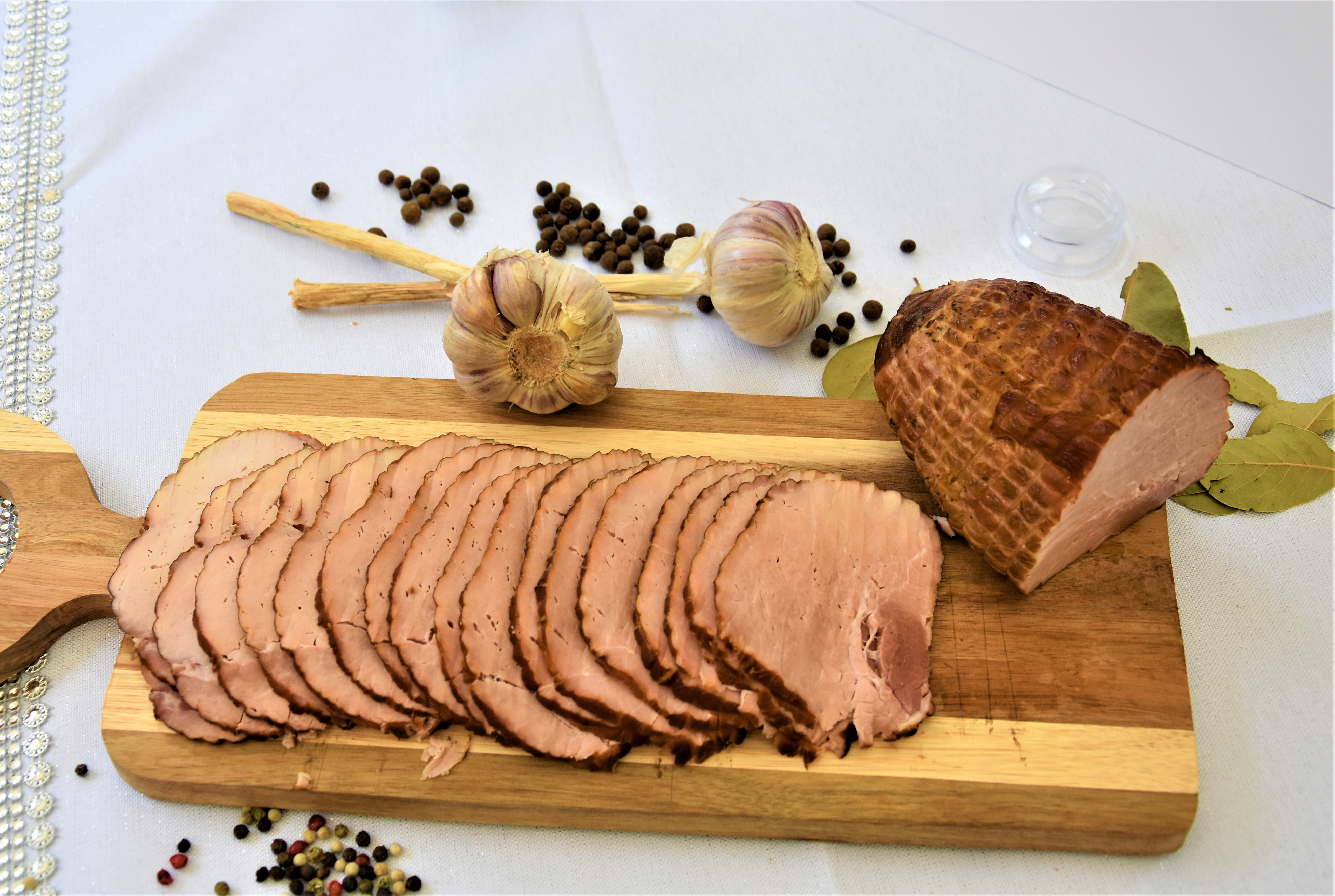 Szynka wędzona wieprzowa plastry szynki wieprzowej