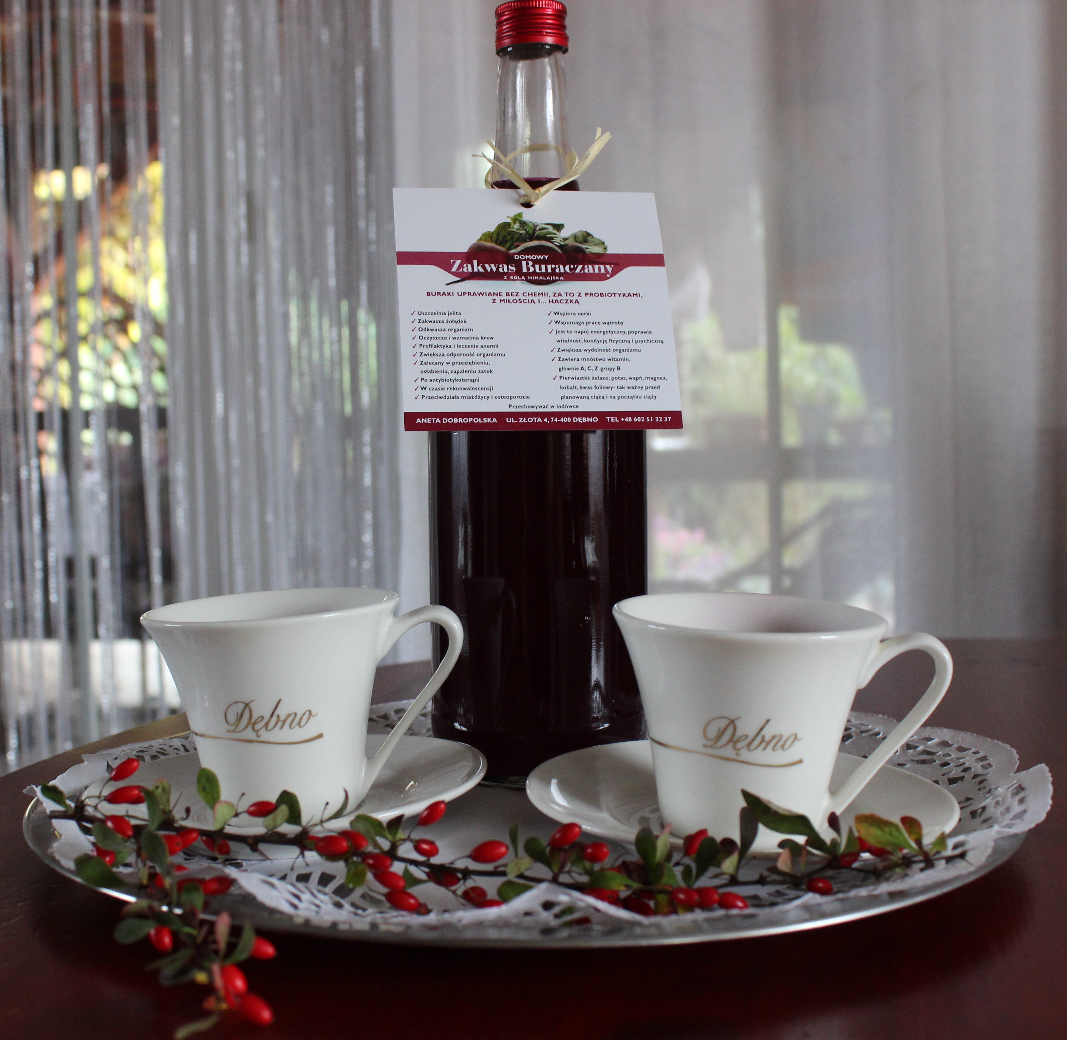 Karafka z Zakwasem buraczanym z Dębna